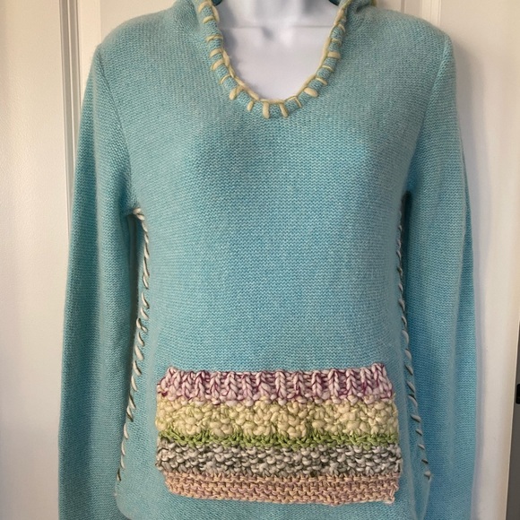Free People Sweaters - Free People Wool Knitted Kangaroo Pocket Hoodie